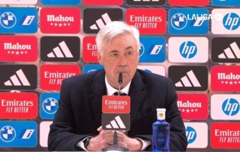 安切洛蒂：贝林只是撞伤不严重 若能延续首回合表现晋级希望很大